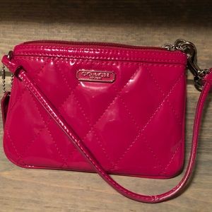 Small coach wristlet